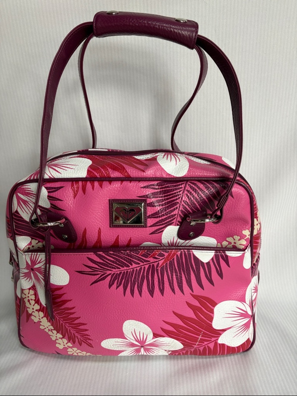 Roxy Duffle Overnight Luggage Floral Plastic Liner